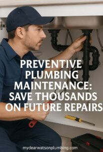 MyDearWatson_Plumbing_Preventive Plumbing Maintenance Save on Costly Repairs
